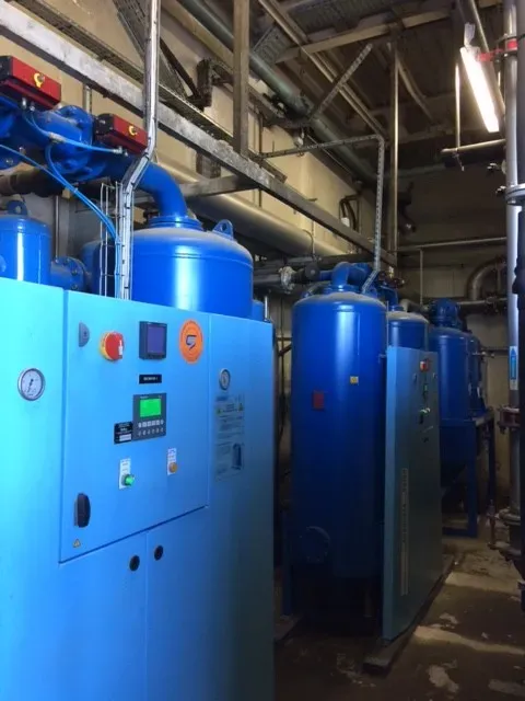 ballon d'eau chaude bleu